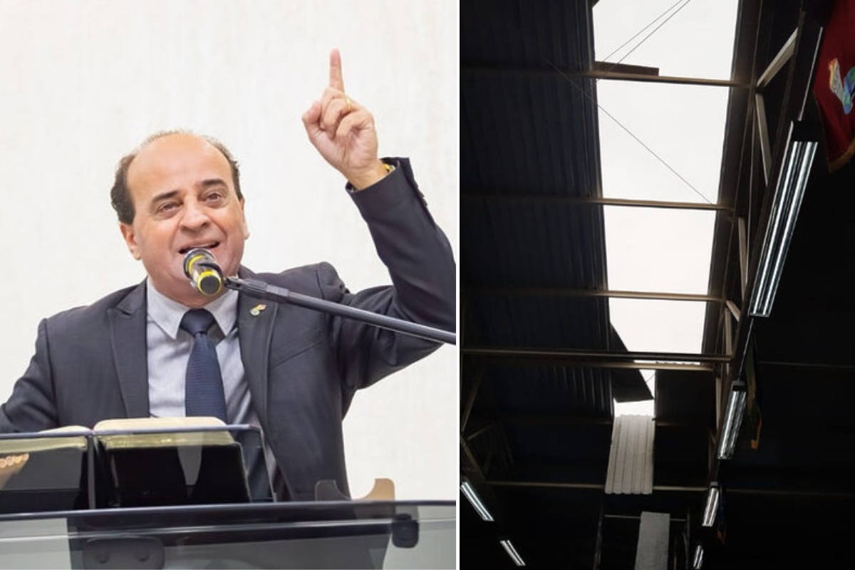 Pastor  internado em estado grave aps cair de andaime em Cambori