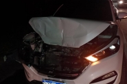 Motorista freia para no atropelar cachorro e coliso traseira  registrada na Jorge Lacerda, em Gaspar