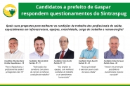 Candidatos a prefeito de Gaspar falam sobre melhorar as condies de trabalho dos profissionais da sade