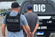 Homem investigado por homicdio, trfico de drogas, lavagem de capitais e organizao criminosa  preso em Ilhota
