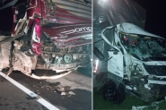 nibus com grupo de Gaspar se envolve em acidente em SP