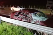 Acidente com carro na contramo mata mulher na BR-101, em Laguna