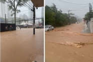 Chuva provoca alagamentos e causa transtornos em Balnerio Cambori e Itaja