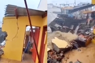 Vdeo: quartel dos bombeiros desaba em Governador Celso Ramos