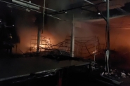 Galpo de malharia  destrudo por incndio em Blumenau