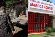 Escola de Ilhota suspende aulas aps priso de professor por ameaa