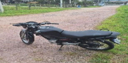 Moto  encontrada no Gaspar Grande um dia aps furto
