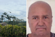 Helicptero da PM faz buscas por homem que matou mulher em Gaspar