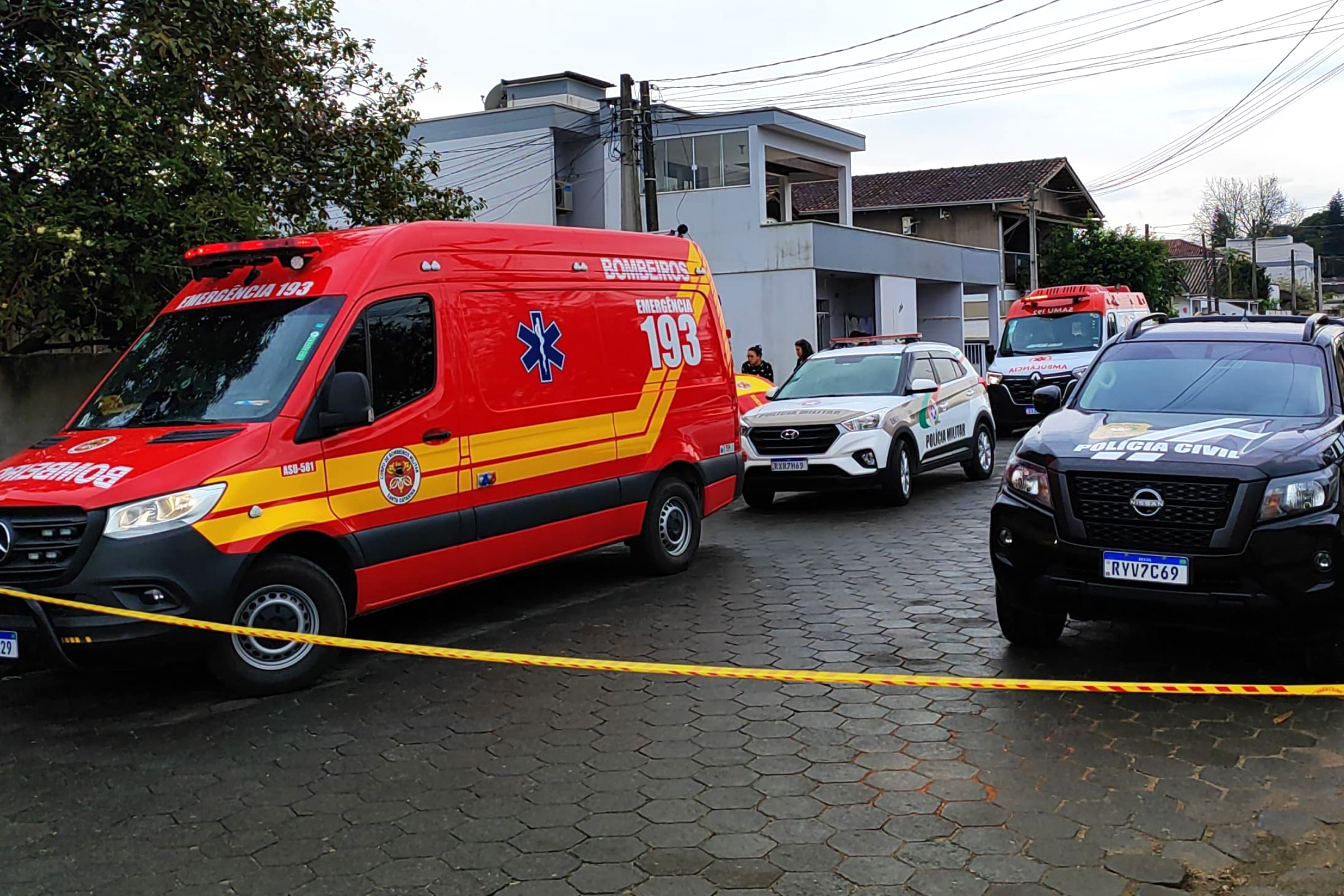 Criana de oito anos viu vtima de feminicdio em Gaspar sendo esganada, aponta Polcia Civil