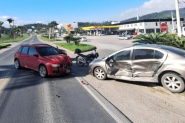 Carro de Gaspar se envolve em acidente na Rodovia Ivo Silveira, em Brusque