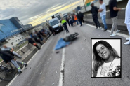 Identificada a vítima fatal do acidente entre moto e caminhões na BR-101, em Itajaí