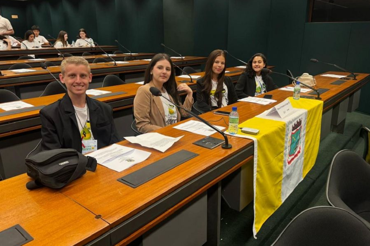 Vereadores Mirins de Gaspar participam de programa nacional em Brasília