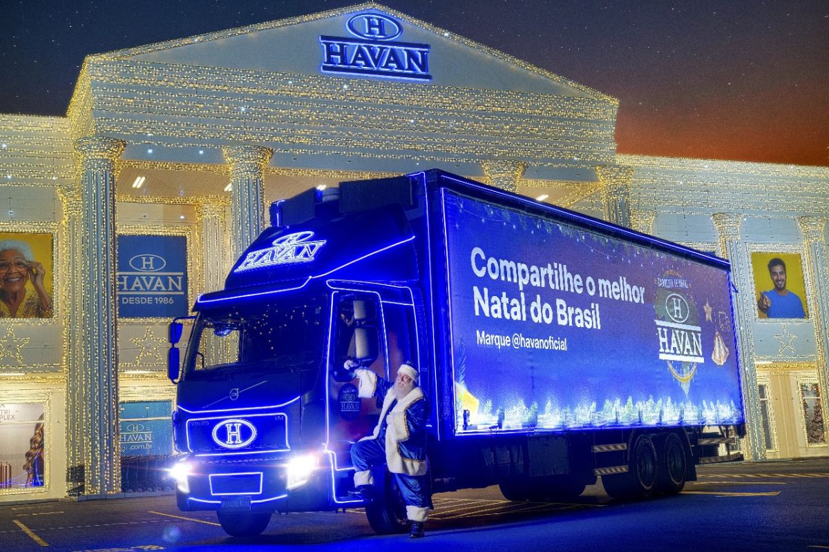 Carreata de Natal da Havan vai passar em Gaspar nesta segunda