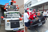 Papai Noel da JC Pinturas vai passar por cinco bairros de Gaspar