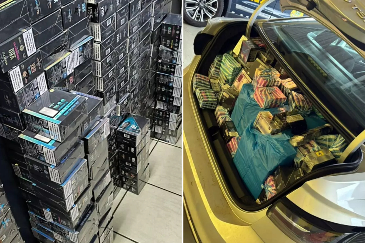 PRF intercepta ve�culo com quase 3 mil produtos ilegais que seriam entregues em Gaspar