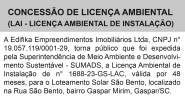 Concess�o Licen�a Ambiental Edifika - LAI 1688-23-GS-LAC