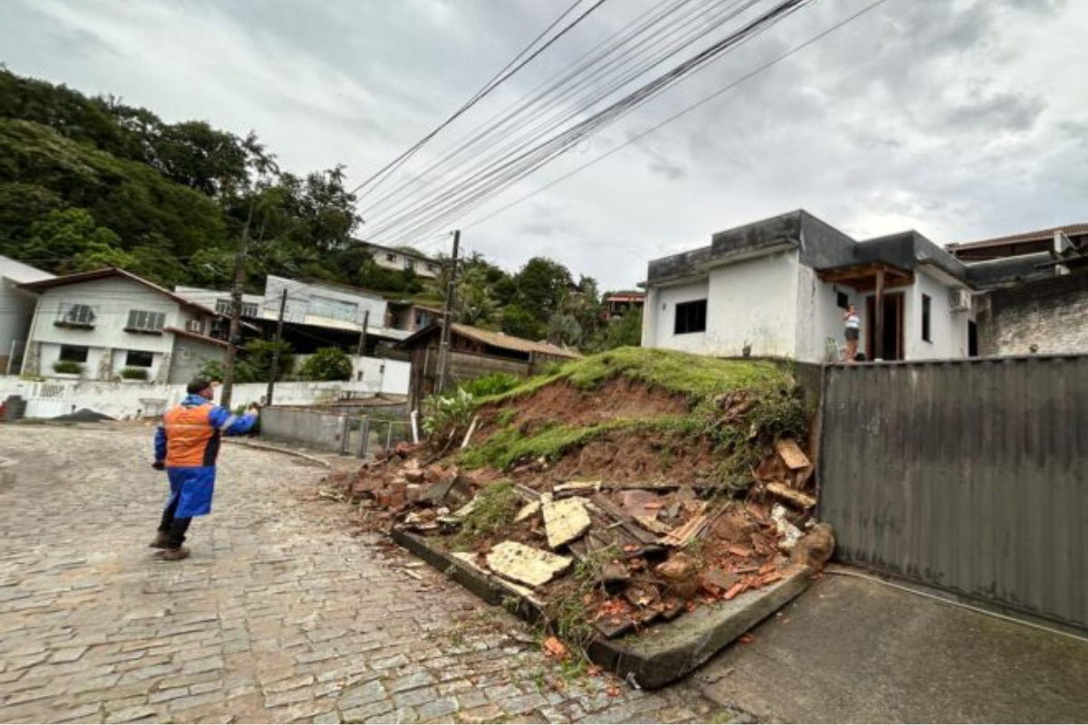 Em 20 dias, Defesa Civil de Gaspar teve mais de 300 atendimentos por conta das chuvas