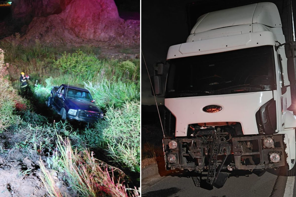 Carro e caminh�o colidem na BR-470, em Ilhota; motorista fica agressivo com bombeiros no momento do socorro