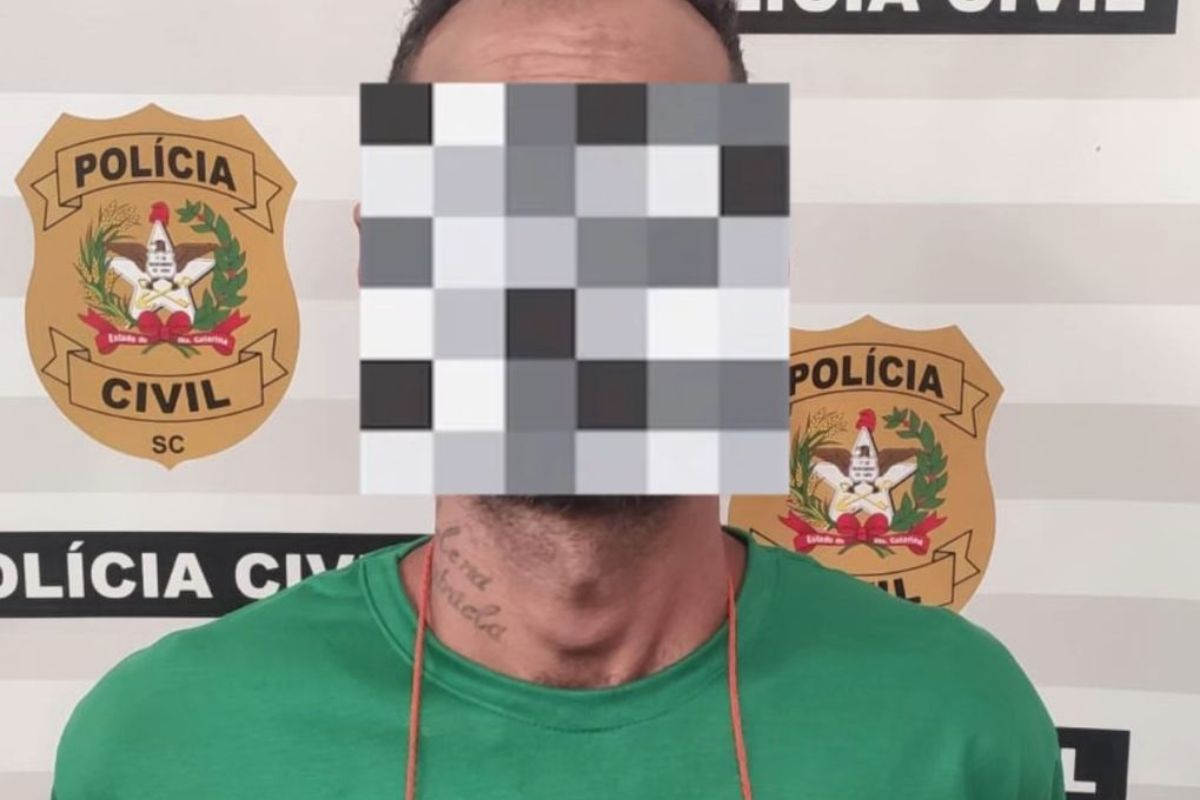 Ladr�o foragido da justi�a de SP � preso em Gaspar ap�s mulher pedir medida protetiva