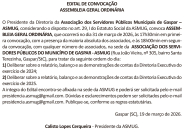 Edital de Convoca��o - Assembleia Geral Ordin�ria ASMUG