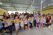 Prefeitura de Gaspar entrega obra na Escola Rudolfo G�nther