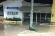 Chuva intensa causa fechamento tempor�rio de duas unidades de sa�de em Gaspar
