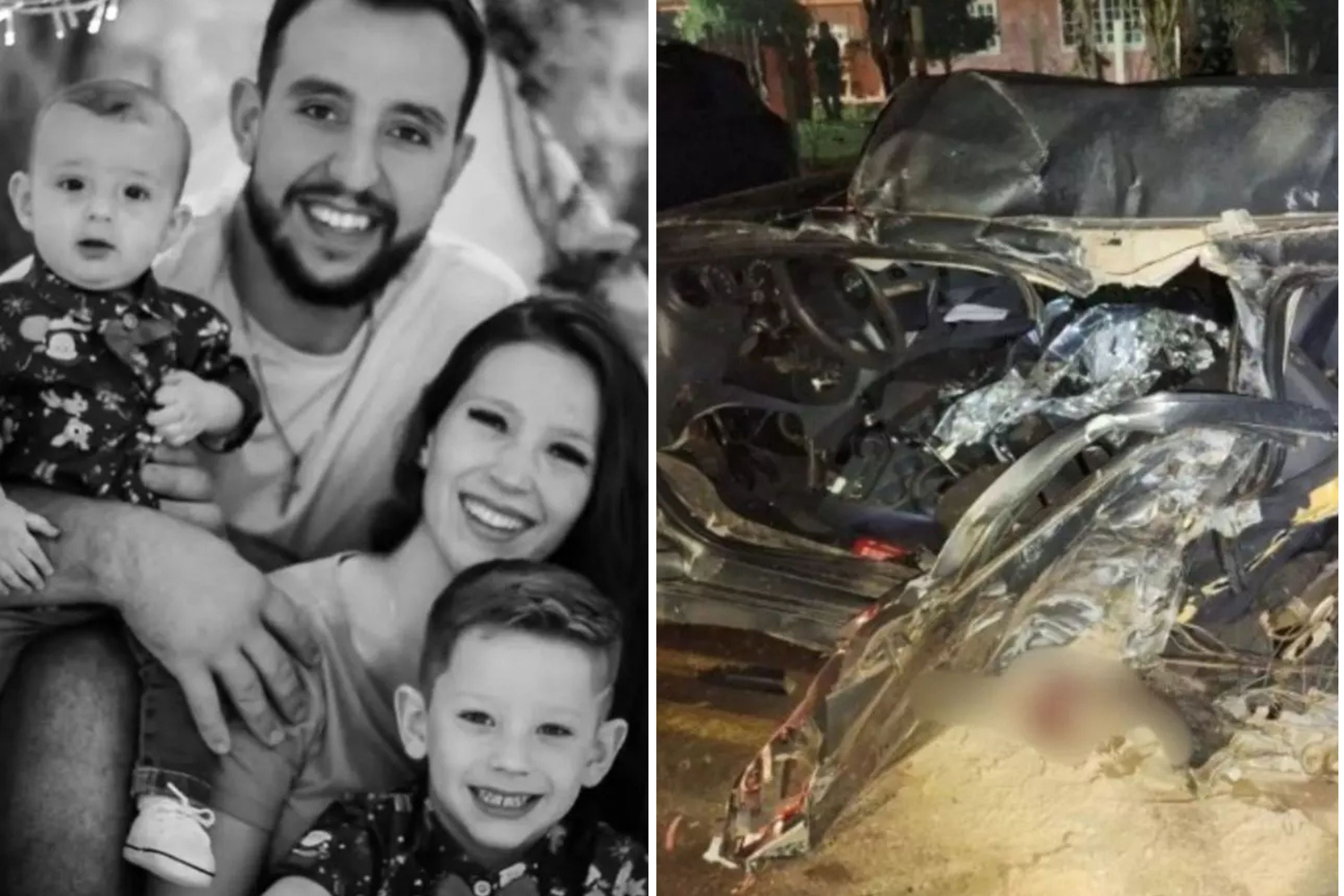 Fam�lia inteira morre em grave acidente no Oeste de Santa Catarina