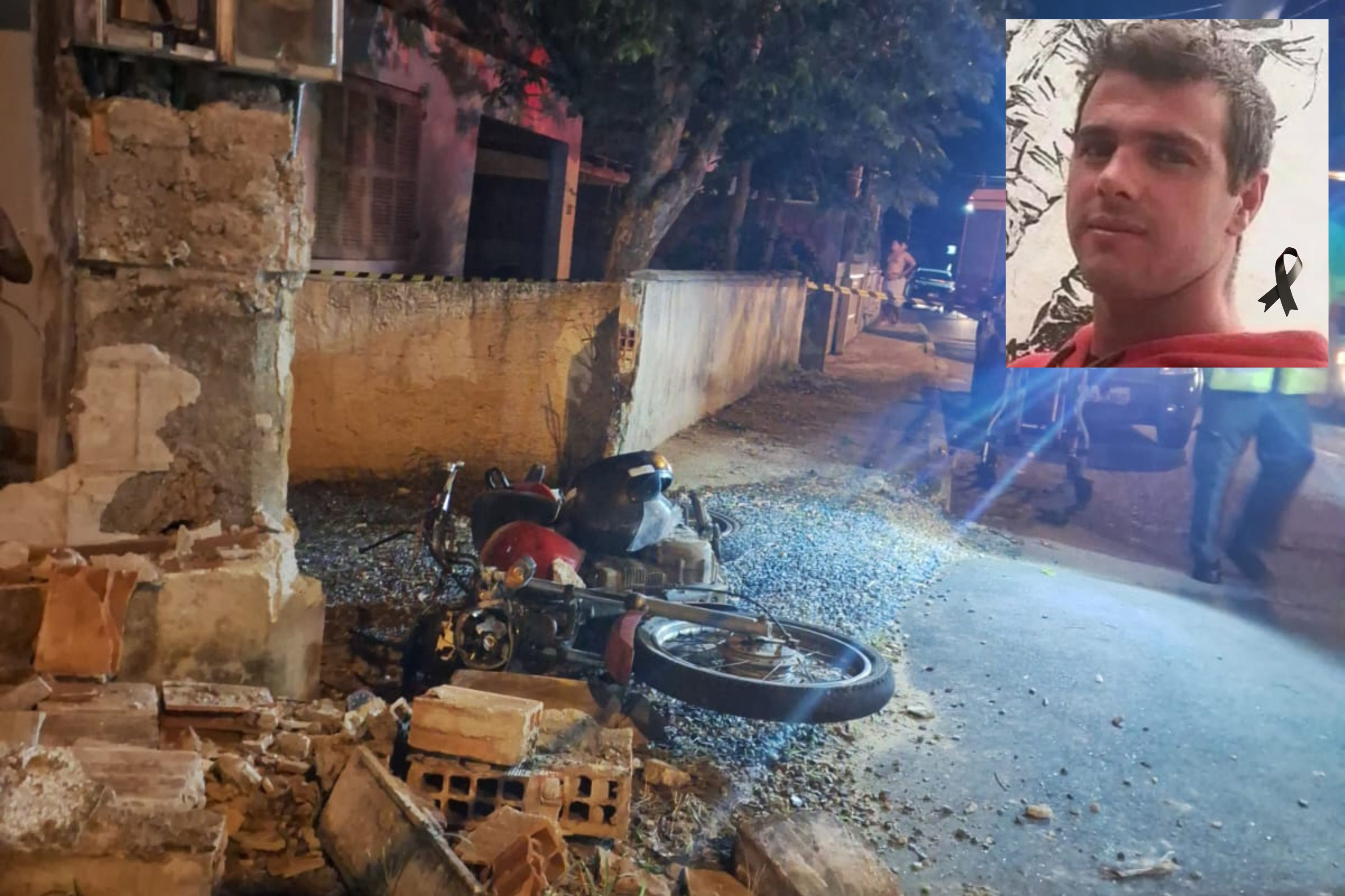 Motociclista � projetado e morre em grav�ssimo acidente em Brusque