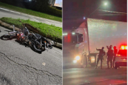 Ap�s colidir contra carro e arrastar moto em Brusque, caminhoneiro � preso em Gaspar