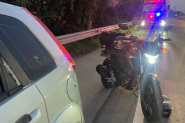 Acidente entre carro e moto � registrado na Rodovia Jorge Lacerda, em Ilhota