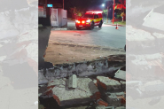 Motociclista fica ferido e desorientado após colidir contra muro no Gasparinho