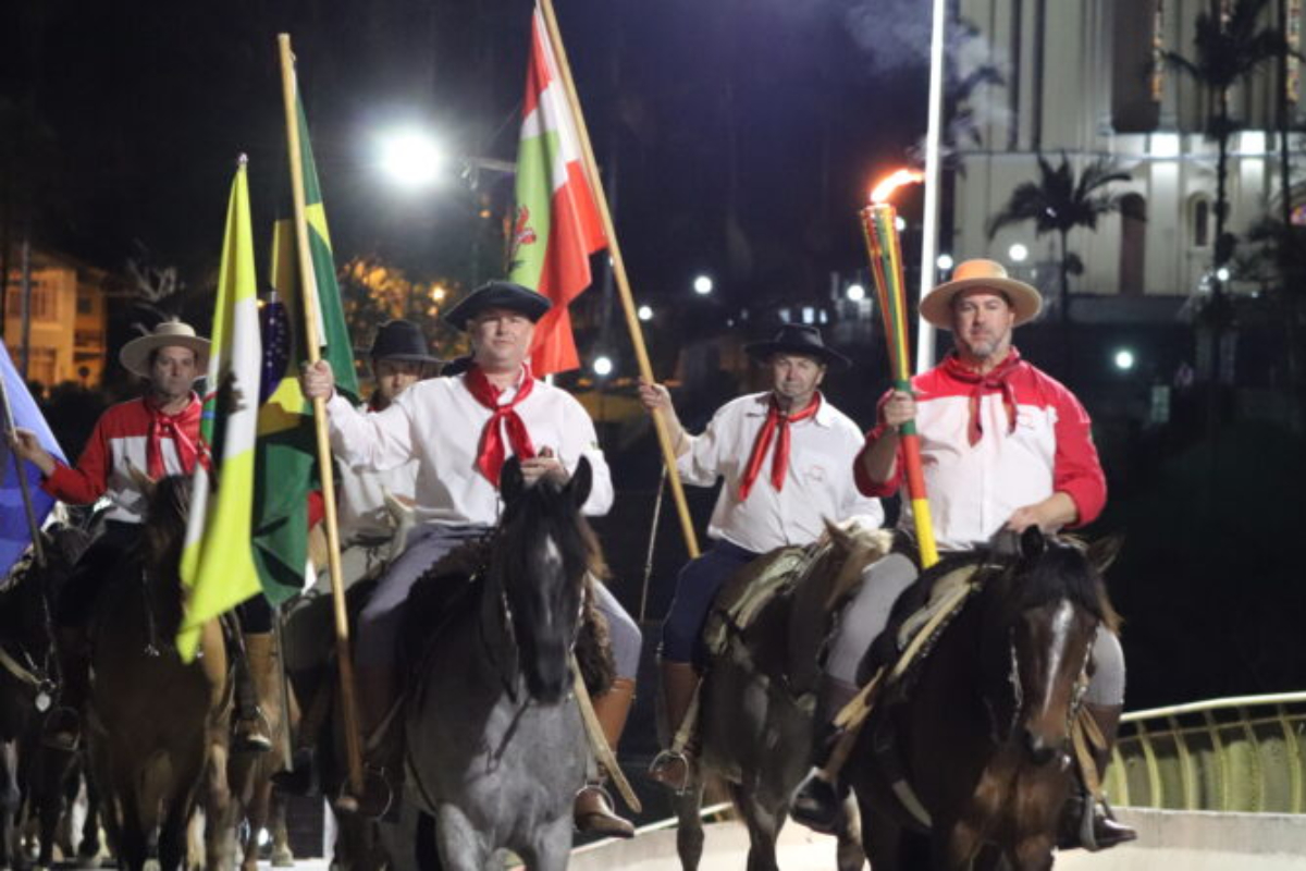 Contagem regressiva para os Festejos Farroupilha 2026, em Gaspar