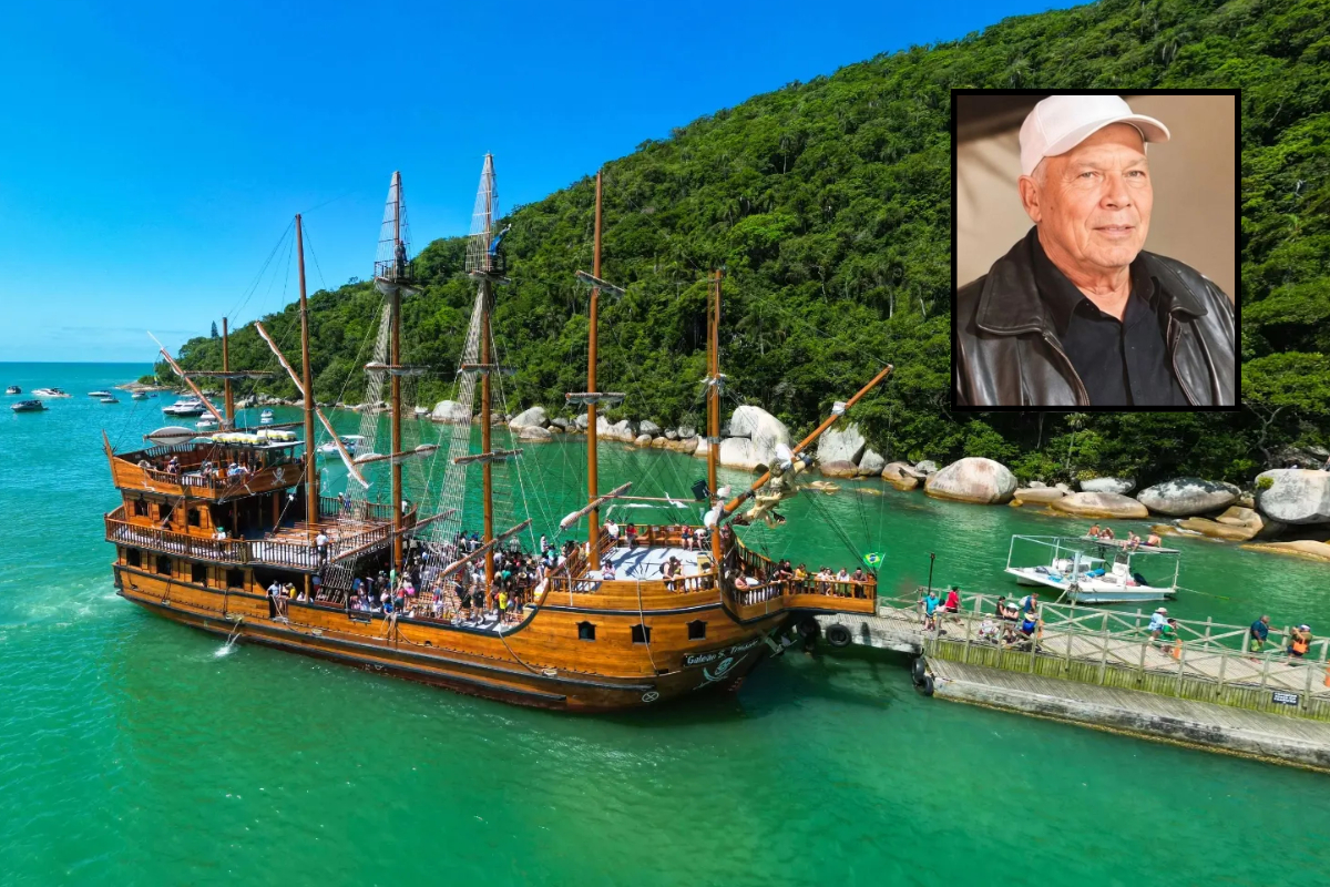 Comandante do barco pirata de Balne�rio Cambori� morre aos 74 anos