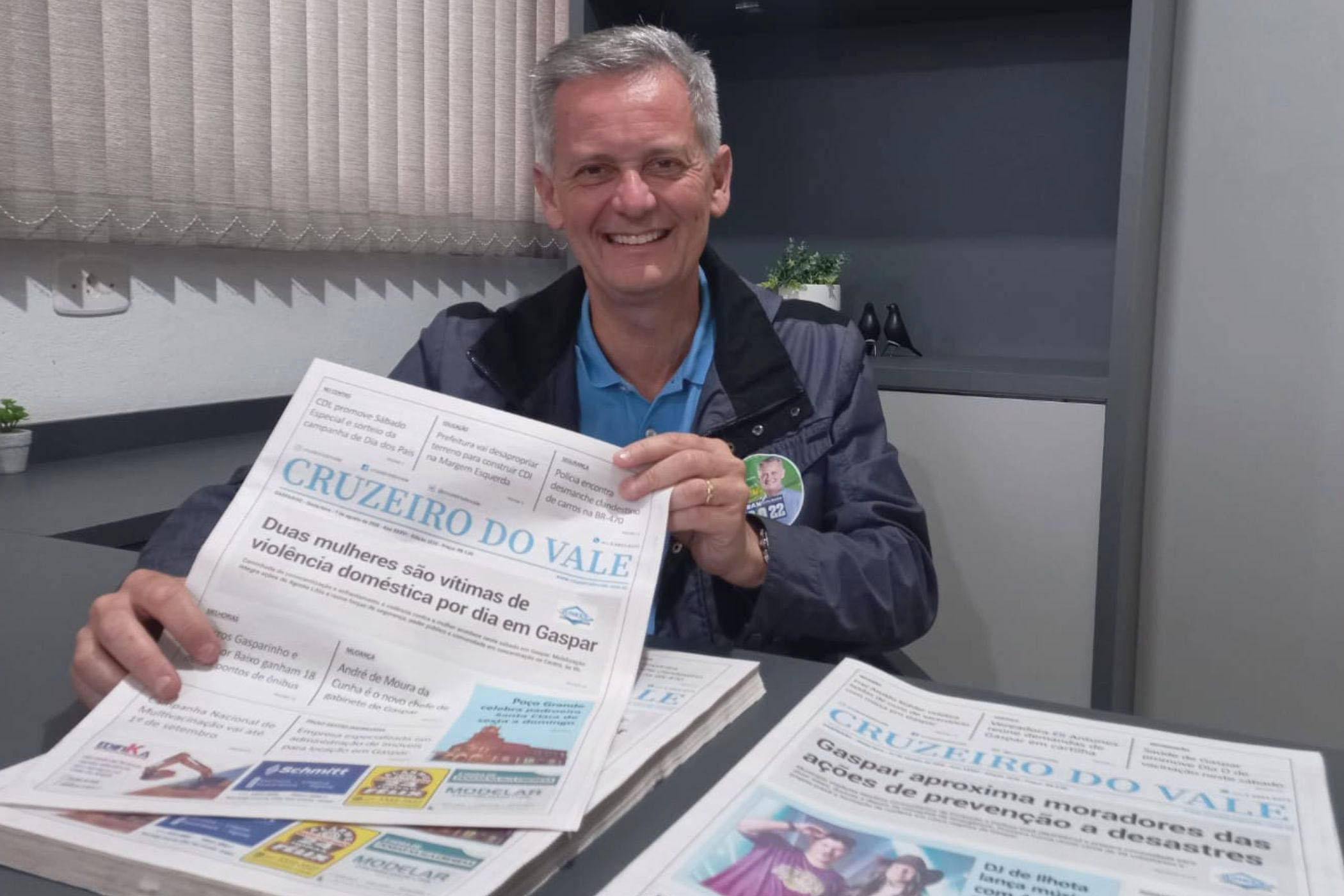 Jean Kuhlmann quer ser 'o deputado de Gaspar' e defende terceira ponte como prioridade
