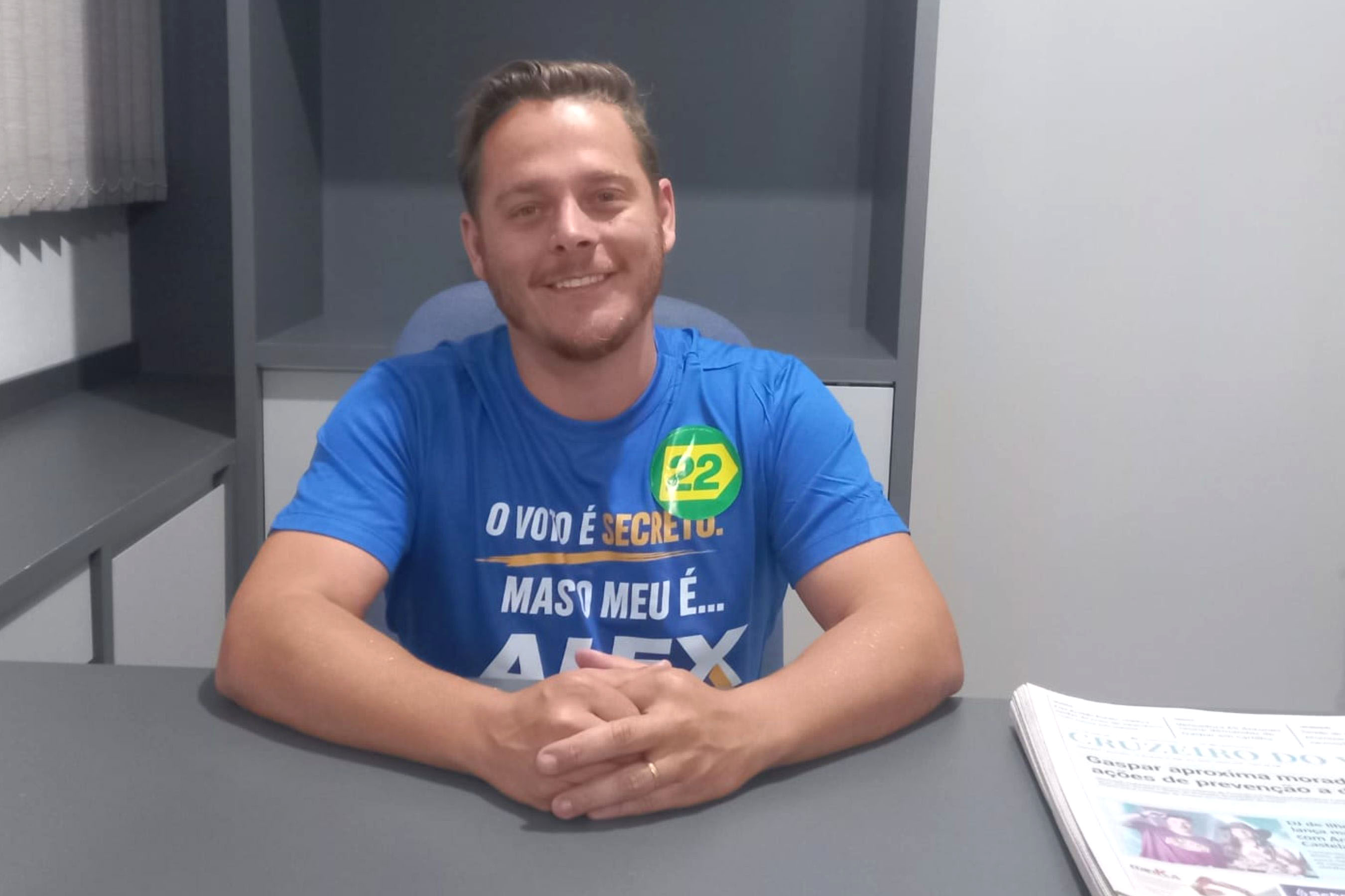 Alex Burnier aposta na bandeira do combate � corrup��o para chegar � C�mara Federal