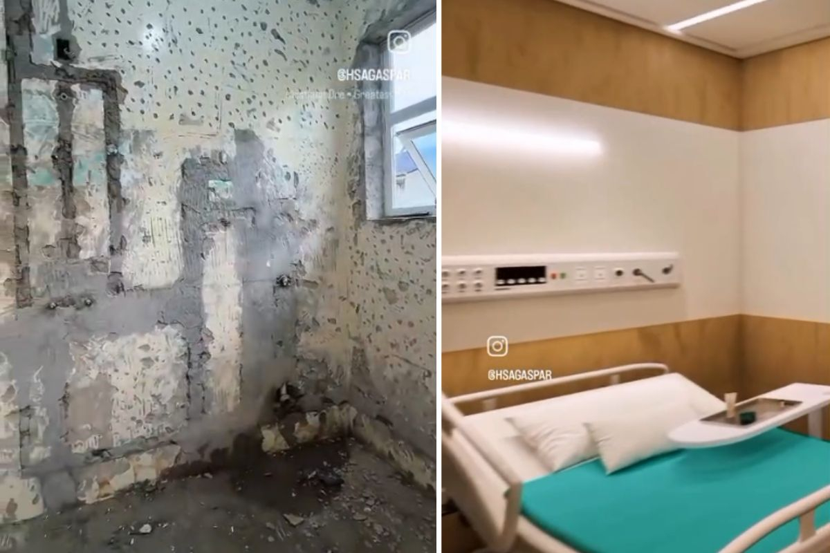 Come�a a reforma dos quartos do Hospital Santo Ant�nio de Gaspar