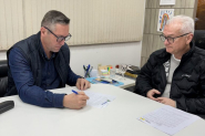 Althoff assume comando da Prefeitura de Gaspar ap�s transmiss�o tempor�ria de cargo