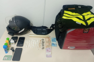 Ronda da PM em loteamento em constru��o termina com homem preso por tr�fico de drogas em Gaspar