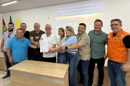 Assinada ordem de servi�o para manuten��o das cinco comportas de Gaspar